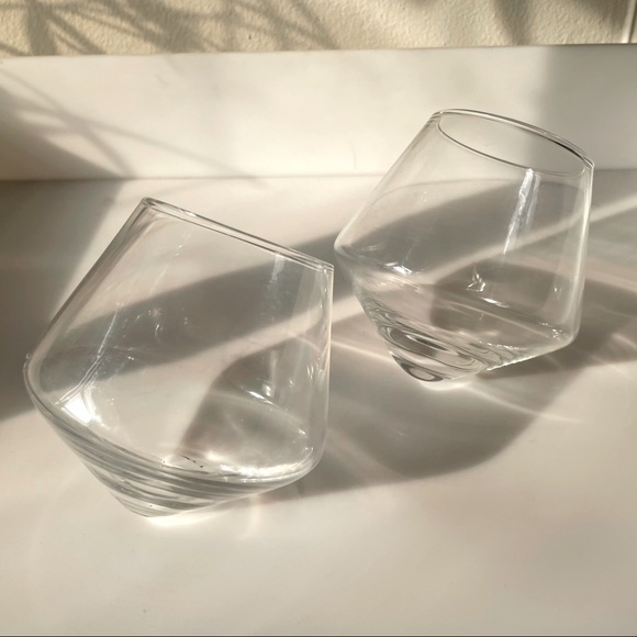 Sempli Hand-Blown Crystal Cupa-Rocks Glasses (x2) - Picture 3 of 4